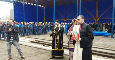 Galerie foto / Eveniment important la Șantierul Naval Constanța. Ceremonie de botez a navei "Histria Atlas" - 4