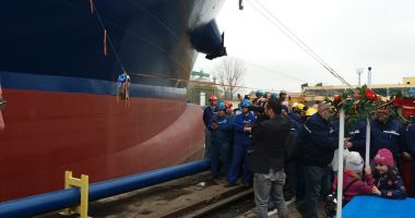 Galerie foto / Eveniment important la Șantierul Naval Constanța. Ceremonie de botez a navei "Histria Atlas" - 2