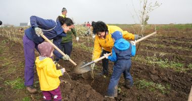 Tradiția continuă la Cumpăna. 3.000 de noi puieți plantați în cadrul proiectului "Plantează în România" - 3