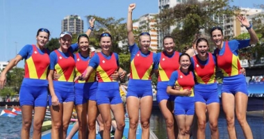 Stire din Sport : JO 2016, Canotaj / ECHIPAJUL FEMININ DE 8+1, MEDALIE DE BRONZ. A patra medalie pentru România la Rio