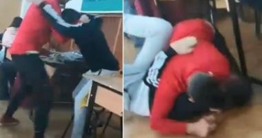 BĂTAIE CRUNTĂ între doi elevi de liceu!
