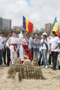 Stire din Politică-Administrație : 27 de castele de nisip, ridicate pe plaja Modern în cinstea Europei