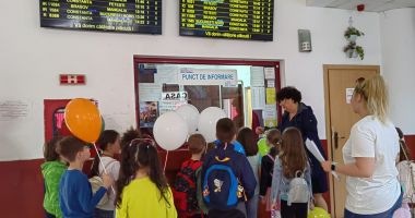 „Şcoala Altfel“ şi „Săptămâna Verde”, în Gara CFR Constanţa - 6