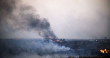 Avion de vânătoare prăbușit
