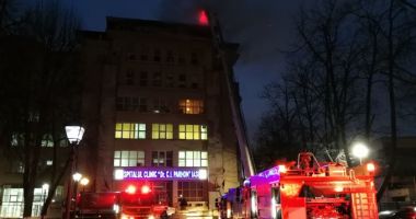 Stire din Sănătate : SITUAȚIE ALARMANTĂ! Bloc operator distrus în incendiu. Bolnavii de inimă nu mai pot fi operați