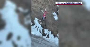 Stire din Eveniment : Trei turişti străini blocaţi într-o zonă abruptă din Munţii Bucegi, salvaţi după o intervenţie dificilă