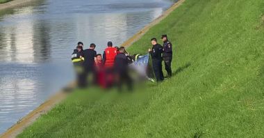 Stire din Eveniment : Tânăr de 25 de ani, în comă după ce s-a aruncat în râu pentru a salva o fetiță