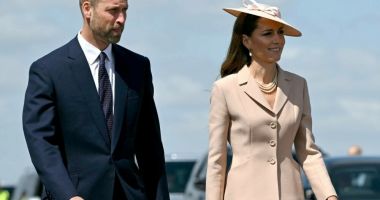 Stire din Actualitate : Prințesa Kate, apariție plină de eleganță la întâlnirea cu Emmanuel Macron și Brigitte