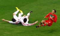 Stire din Sport : Portughezii i-au mâncat cu fulgi cu tot pe nord-coreeni: 7-0