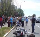 Italian băgat în spital de o șoferiță neatentă