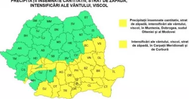 Stire din Social : Iarna revine în forță în Dobrogea. ANM anunță ninsori, vânt puternic și temperaturi negative
