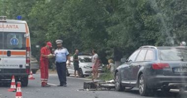 ACCIDENT RUTIER GRAV LA OLIMP. Intervine elicopterul SMURD. Circulația ESTE BLOCATĂ pe drumul spre Mangalia - 2
