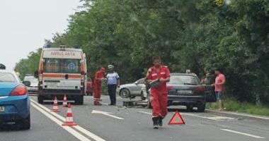 ACCIDENT RUTIER GRAV LA OLIMP. Intervine elicopterul SMURD. Circulația ESTE BLOCATĂ pe drumul spre Mangalia - 3
