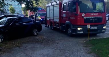 Incendiu la Mamaia. Restaurant cuprins de foc