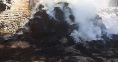 Galerie foto. Incendiu în zona Muzeului de Istorie. Intervin pompierii - 2