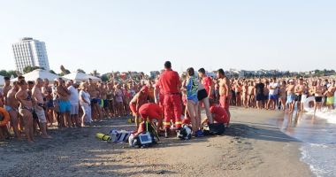 FOTO / Persoană înecată la Eforie Nord. Intervine elicopterul SMURD