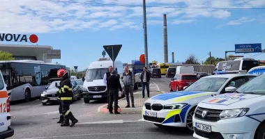 UPDATE Accident în lanț cu patru mașini în zona Brătianu. Intervenție de urgență a echipajelor medicale - 3