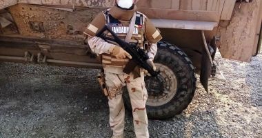 JANDARM MEDALIAT la încheierea misiunii din Afganistan