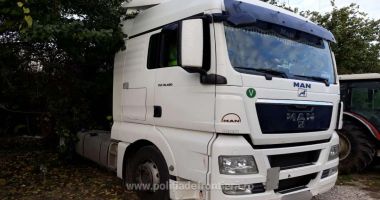 Cap tractor dispărut din Franța, găsit la graniță