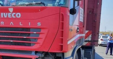 GALERIE FOTO / IMPACT FRONTAL ÎNTRE UN TIR ȘI UN AUTOTURISM, în jud. Constanța! O femeie a murit - 4