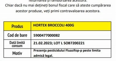 Alertă în supermarkert: Brocolli retras de pe rafturi - 2