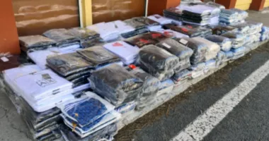 Stire din Eveniment : Transport suspect oprit la Negru Vodă. Mii de articole de brand descoperite într-o mașină