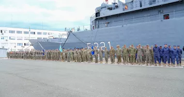 Marea Neagră, sub supraveghere. Nave militare din trei țări participă la o misiune comună