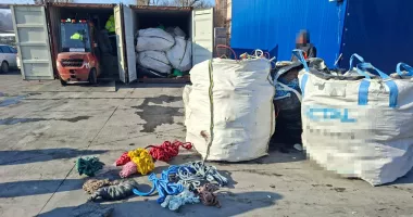 Zeci de tone de deșeuri, aduse în Portul Constanța. Descoperirea polițiștilor de frontieră - 2