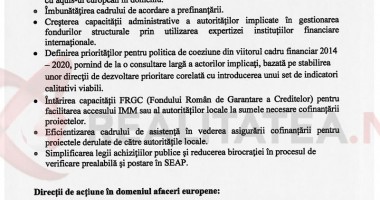 PROGRAMUL DE GUVERNARE al Cabinetului Ungureanu - 7