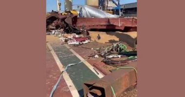 Stire din Economie : EXCLUSIV! Cum arată nava bombardată de ruși în Marea Neagră, la graniţa cu România