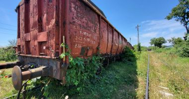 Bălării, ruginituri, clădiri abandonate. Remiza CFR Palas Constanţa, pe "valea plângerii" - 9