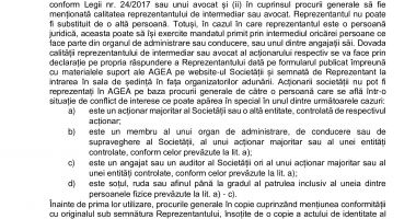 Consiliul de Administrație al Societății OIL TERMINAL S.A. convoacă Adunarea Generală Extraordinară a Acţionarilor în data de 04.09.2025 - 4