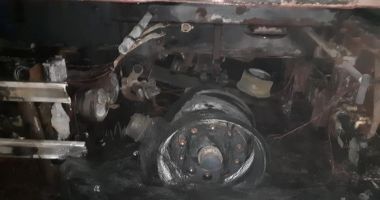 GALERIE FOTO / CAMION RĂSTURNAT PE AUTOSTRADA A2 - 2