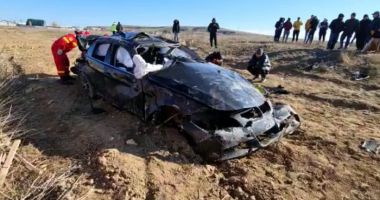 ACCIDENT RUTIER GRAV ÎN CONSTANȚA! Doi oameni AU MURIT după ce s-au răsturnat cu maşina pe câmp