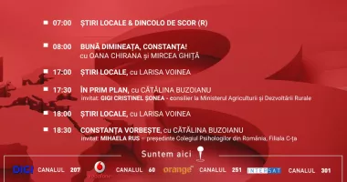 Stire din Actualitate : Programul zilei de marți, 2 iunie, de la Antena 3 Constanța
