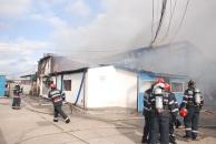 Pagube imense în incendiul de la service-ul Arrow