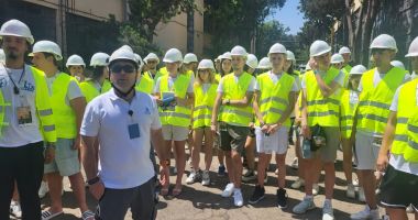 Școala de vară în Șantierul Naval Constanța. 58 de elevi și studenți vizitează nava Histria Giada - 7