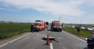 GALERIE FOTO-VIDEO. ACCIDENT RUTIER GRAV ÎN CONSTANȚA. CINCI VICTIME! A FOST SOLICITAT ELICOPTERUL SMURD - 5