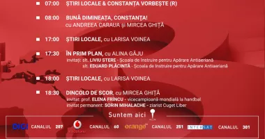 Stire din Actualitate : Programul zilei de luni, 22 decembrie, de la Antena 3 Constanța