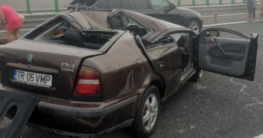 CARAMBOL CU ZECI DE MAȘINI PE AUTOSTRADA SOARELUI. A fost activat PLANUL ROȘU - 3