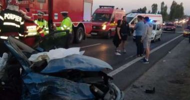 GRAV ACCIDENT RUTIER. DOUĂ PERSOANE SUNT ÎNCARCERATE
