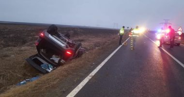 Stire din Eveniment : Doi tineri morți, la Constanța, într-un accident provocat de un șofer băut. GALERIE FOTO