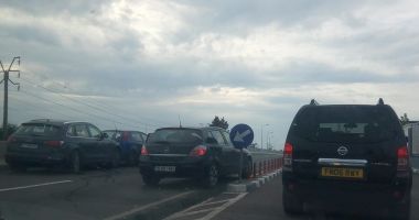 Accident în lanț la ieșire din Constanța! Șapte autovehicule implicate - 6