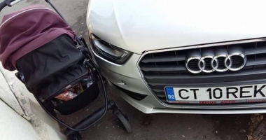 Accesul unei mămici, blocat pe trotuar de un "bizon" - 2