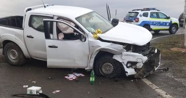 Stire din Eveniment : Accident rutier la Sibioara. 7 persoane implicate