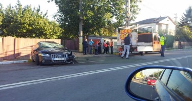 UPDATE. ACCIDENT RUTIER în Valu lui Traian. Cum arată o limuzină AUDI făcută praf - 2