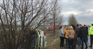 GALERIE FOTO / ACCIDENT GRAV pe Autostrada Soarelui. Elicopterul SMURD, la fața locului - 2