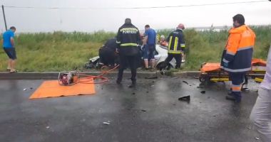 VIDEO. GRAV ACCIDENT RUTIER ÎNTRE EFORIE SUD ȘI EFORIE NORD! DESCARCERAREA, LA FAȚA LOCULUI - 3