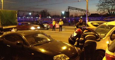 Grav accident rutier. 10 mașini sunt implicate, circulație INFERNALĂ