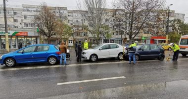 GALERIE FOTO. Carambol cu patru maşini, în Constanţa - 2